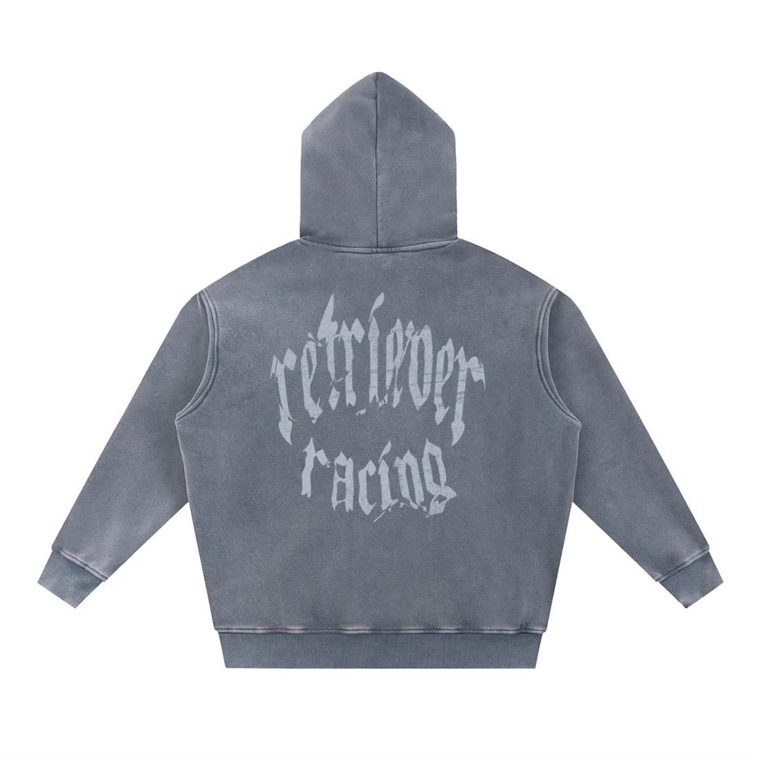 Royal blue sweatshirt, back
