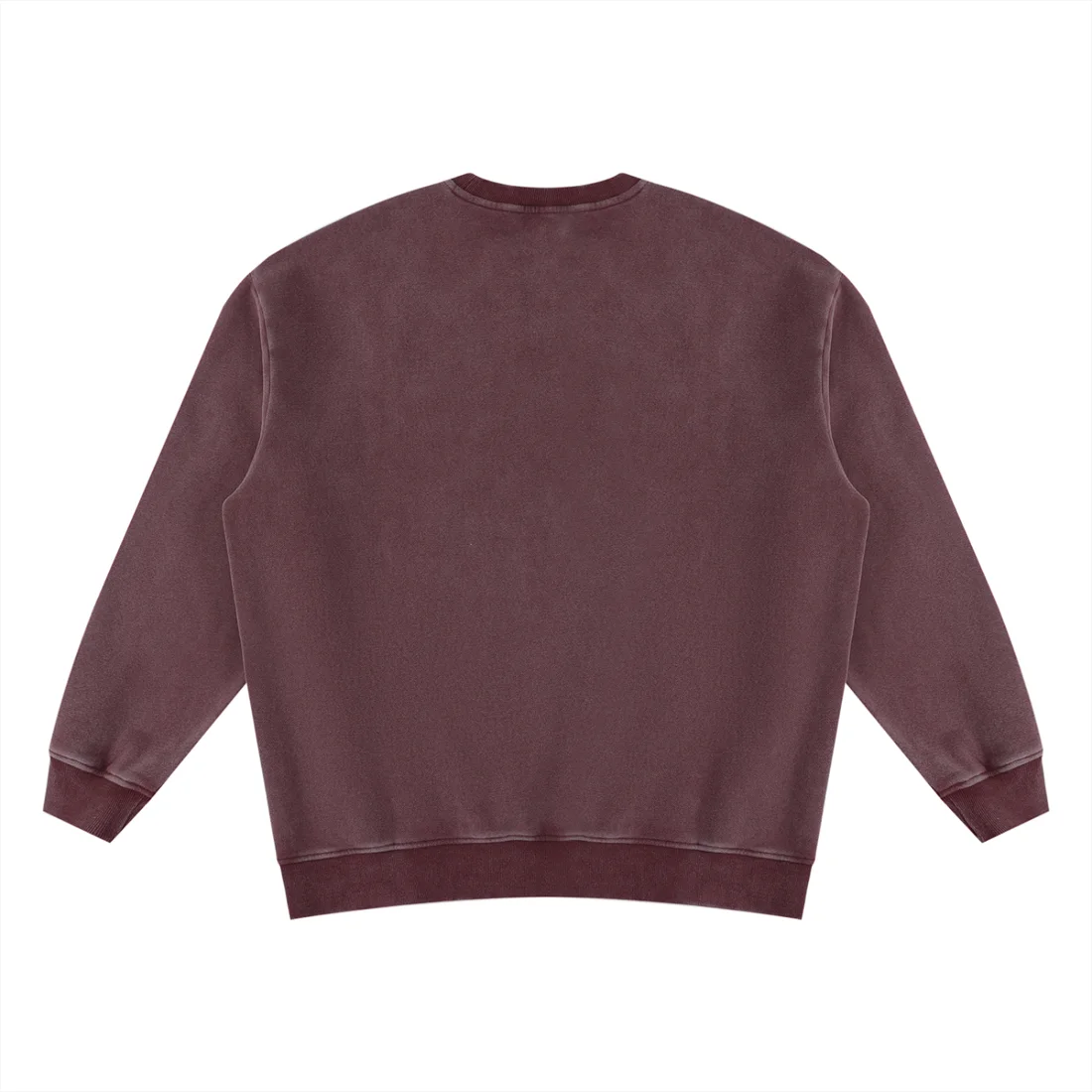 Wine crewneck, back